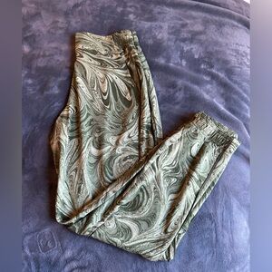 Athleta Marble Pattern Joggers